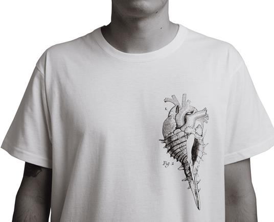 T-Shirt Otto d'Ambra x Feltrinelli -  Cuore Conchiglia / Sea Love - tg. L - 5