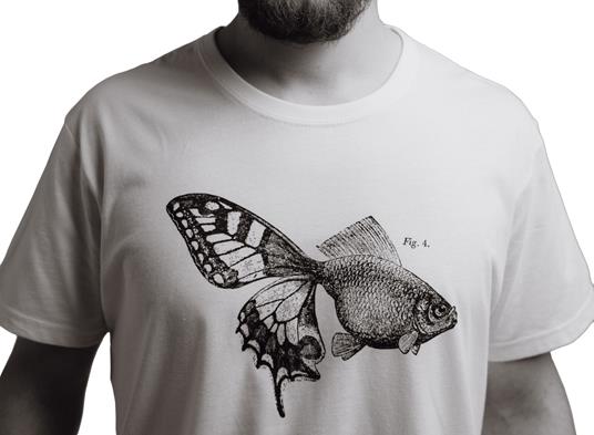 T-Shirt Otto d'Ambra x Feltrinelli -  Pesce Farfalla / Dream - tg. L - 5
