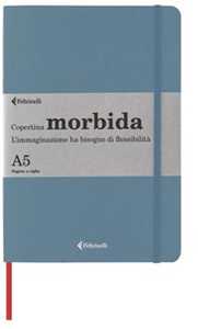 Cartoleria Taccuino Feltrinelli A5, a righe, copertina morbida, azzurro - 14,8 x 21 cm Feltrinelli