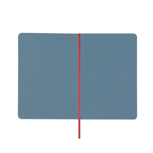 Taccuino Feltrinelli A5, a righe, copertina morbida, azzurro - 14,8 x 21 cm - 4