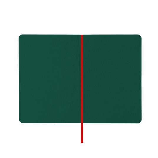 Taccuino Feltrinelli A5, a righe, copertina morbida, verde - 14,8 x 21 cm - 4