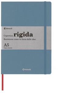 Taccuino Feltrinelli A5, a pagine bianche, copertina rigida, azzurro - 14,8 x 21 cm