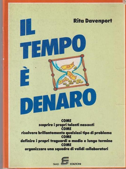 tempo è denaro - Rita Davenport - copertina