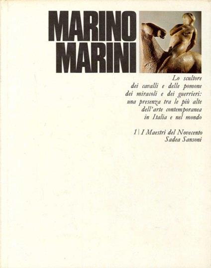 Marino Marini - Alberto Busignani - copertina