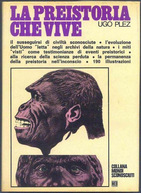 La Preistoria che vive - Ugo Plez - copertina