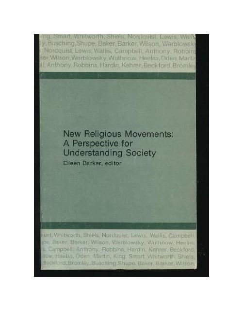 New Religious Movements - Eileen Barker - copertina