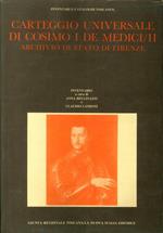 Carteggio universale di Cosimo I de Medici. Archivio di Stato di Firenze. Inventario. 1