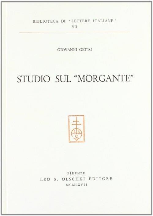 Studio sul «Morgante» - Giovanni Getto - copertina