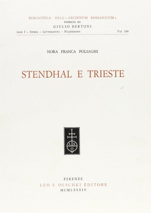 Stendhal e Trieste - Nora F. Poliaghi - copertina
