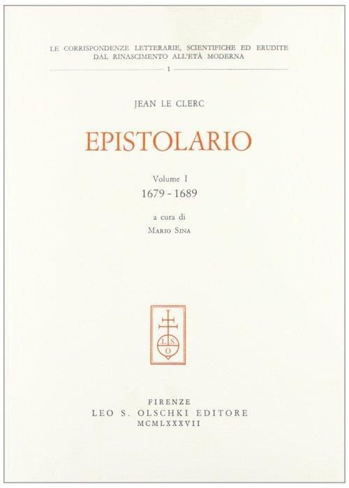 Epistolario - Jean Leclercq - copertina