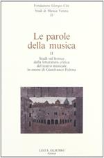 Le parole della musica