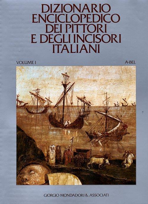 Dizionario enciclopedico dei pittori e degli incisori italiani - copertina