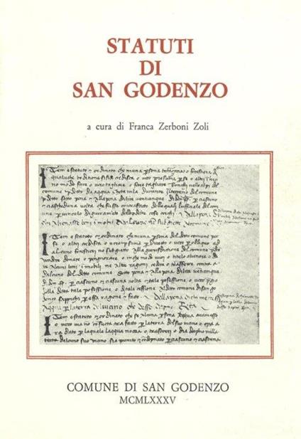 Statuti di San Godenzo (1413-1613) - copertina