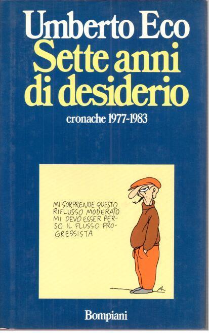 Sette anni di desiderio - Umberto Eco - copertina