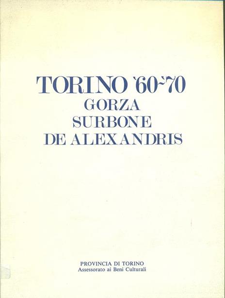 Torino 60-70 Gorza Surbone De Alexandris - 3