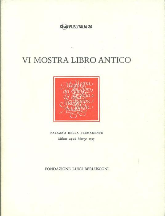 VI mostra libro antico  - copertina