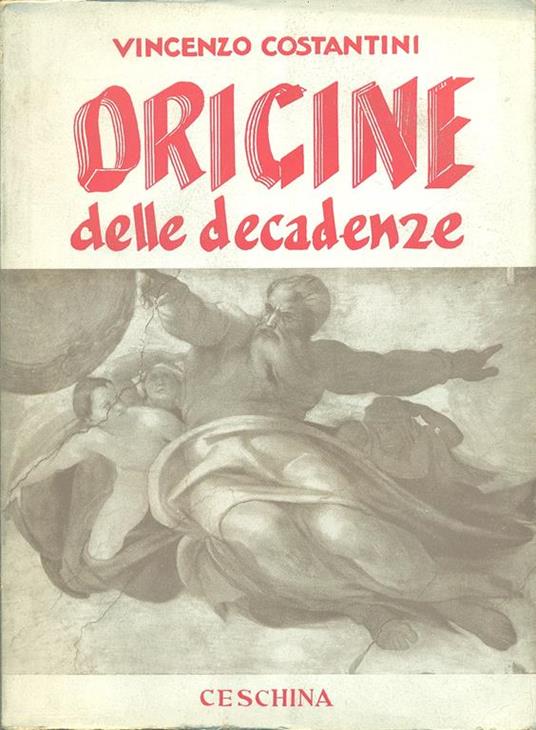 Origine delle decadenze - Vincenzo Costantini - copertina