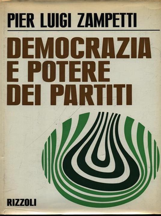 Democrazia e potere dei partiti - P. Luigi Zampetti - copertina