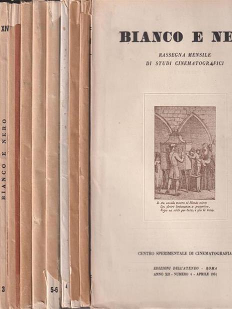 BIANCO E NERO -1951/53 NUMERI VARI - RASSEGNA DI STUDI CINEMATOGRAFICI - 3