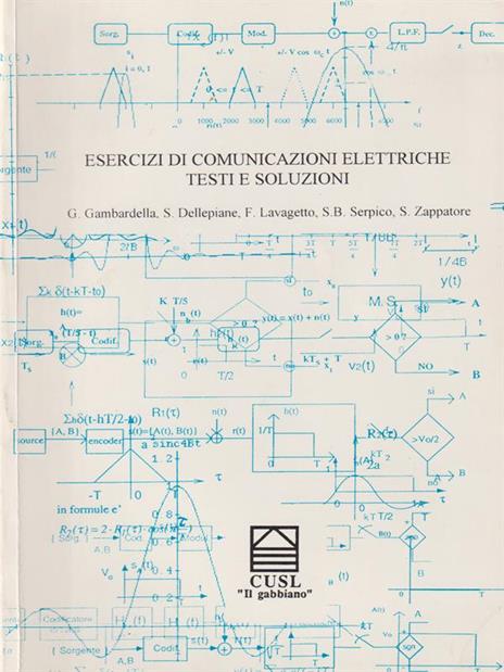 ESERCIZI DI COMUNICAZIONI ELETTRICHE - TESTI E SOLUZIONI - copertina