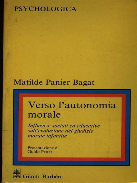 Verso L'Autonomia Morale - Matilde Panier Bagat - 2
