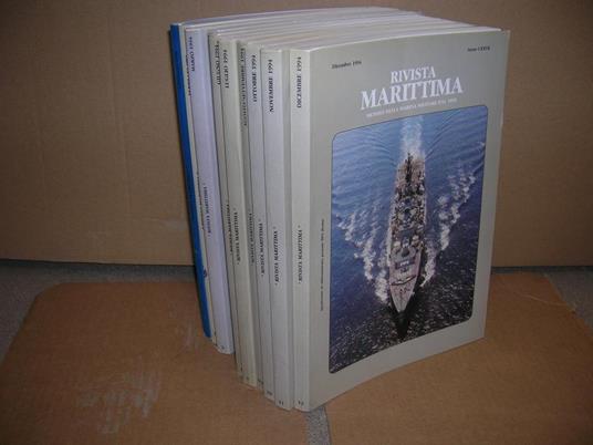 Rivista Marittima - Annata Completa 1994 - 11 Fascicoli - copertina