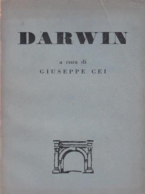 Darwin - Giuseppe Cei - copertina