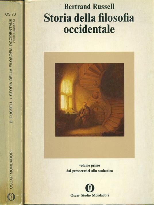 Storia della filosofia occidentale 2 volumi - Bertrand Russell - copertina