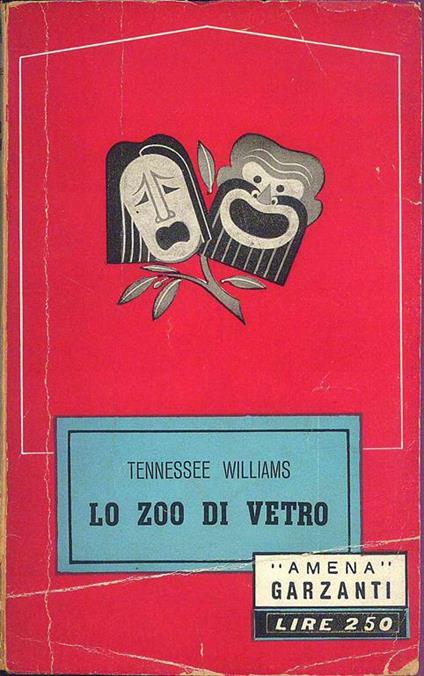 Lo Zoo di vetro - Tennessee Williams - copertina