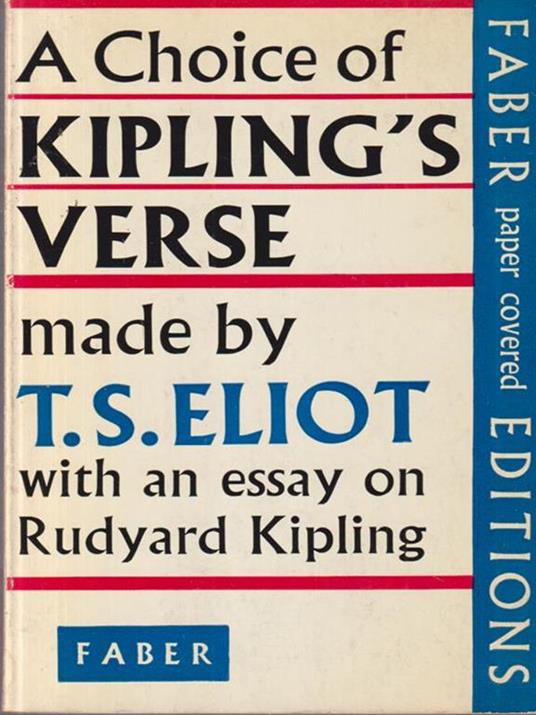 A choice of Kipling's Verse - Thomas S. Eliot - 3