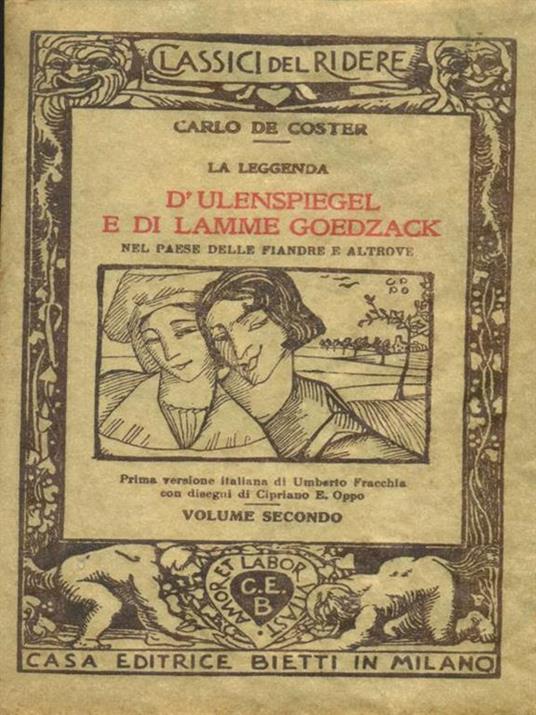 D'Ulenspiegel e di Lamme Goedzack. Vol.2 - Charles De Coster - 2