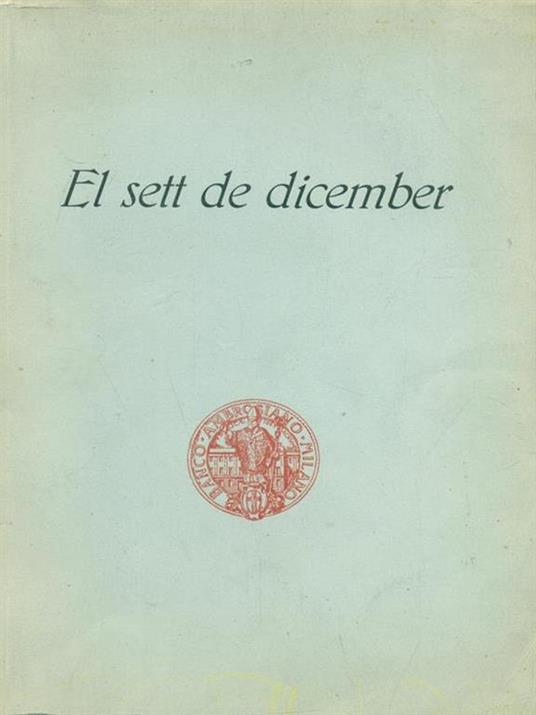 El sett de dicember - Luigi Medici - copertina