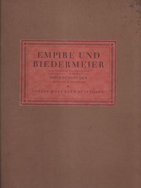 Empire Und Biedermeier - Lu - 2