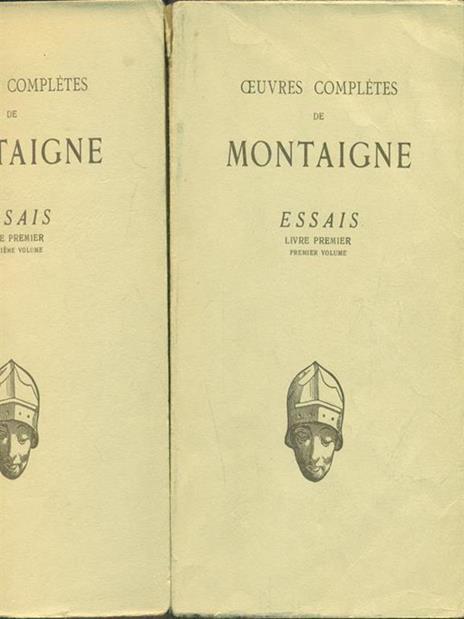 Essais. Libro 1°. Vol.I e II - Michel de Montaigne - copertina