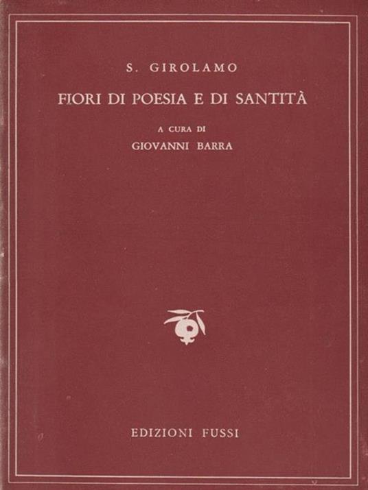 Fiori di poesia e di santità - Girolamo (san) - 3