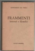 Frammenti letterari e filosofici