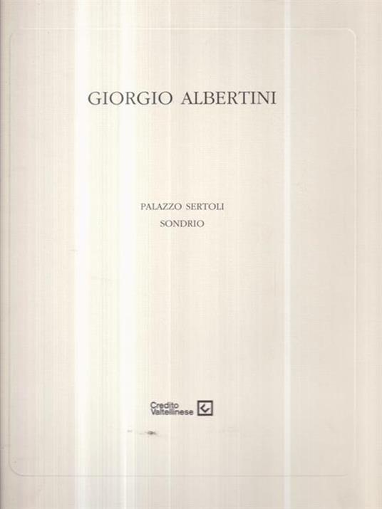 Giorgio Albertini l'arte della finzione - copertina