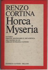 Horca Myseria - Renzo Cortina - copertina