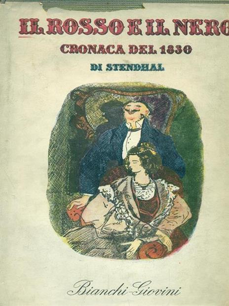 Il rosso e il nero - Stendhal - copertina