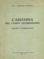 L' Abissinia nel campo geominerario