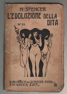 L' Evoluzione Della Vita - Herbert Spencer - copertina