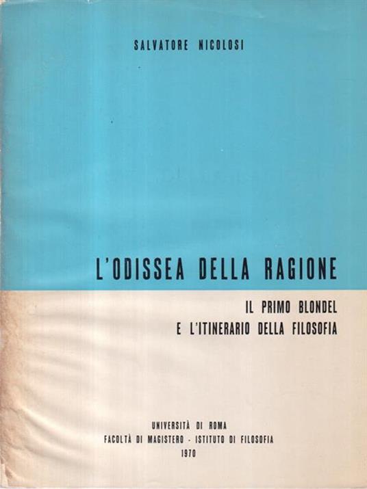 L' odissea della ragione - Salvatore Nicolosi - 2