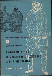 L' Orologio a Cucù - Il Mandriano di Longwood - Malia Del Tropico - Ambrogio Donini - copertina