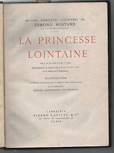 La Princesse Lointaine - Edmond Rostand - copertina