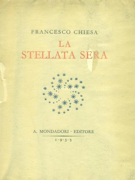 La stellata sera - Francesco Chiesa - 2