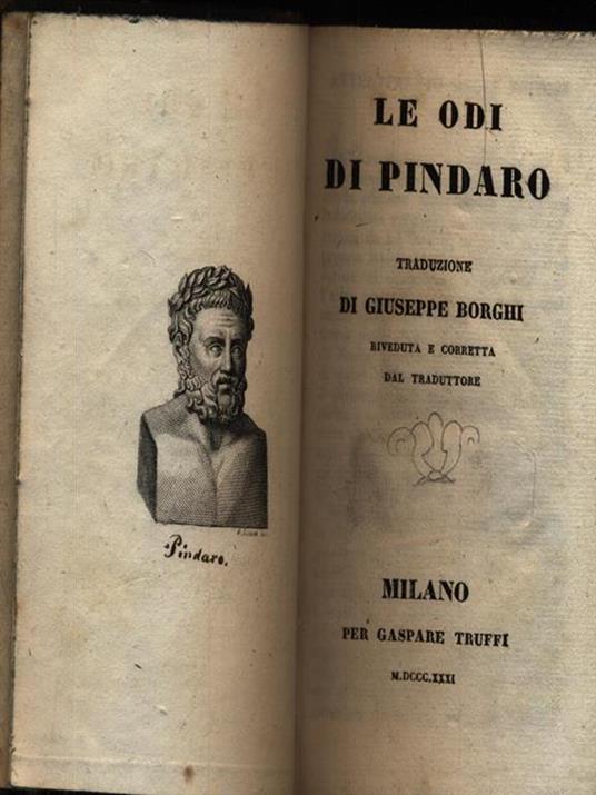 Le Odi Di Pindaro - Giuseppe Borghi - 3