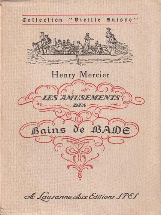 Les amusements des bains de bade - Henry Mercier - copertina