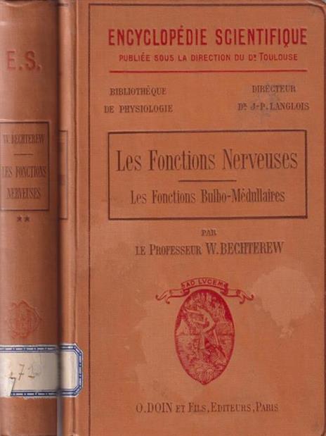 Les fonctions nerveuses. 2 Tomi - Wladimir Bechterew - 3