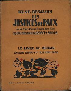 Les justices de paix - René Benjamin - copertina