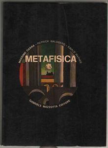 Metafisica - Massimo Carrà - copertina